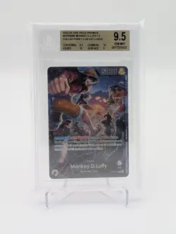 Monkey.D.Luffy (PSA Magazine) OP05-060 One Piece Promotion Cards Foil BGS 9.5 - Image 1