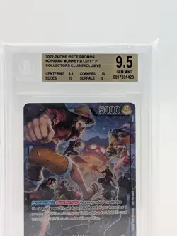 Monkey.D.Luffy (PSA Magazine) OP05-060 One Piece Promotion Cards Foil BGS 9.5 - Image 3