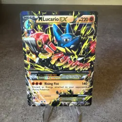 M Lucario EX 55/111 XY - Furious Fists Holo Mint Condition 2014 Pokemon LP+ - Image 1