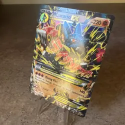 M Lucario EX 55/111 XY - Furious Fists Holo Mint Condition 2014 Pokemon LP+ - Image 2