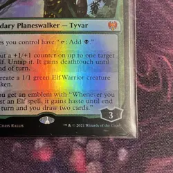 Tyvar Kell Kaldheim KHM 198 Foil Planeswalker Elf Elves Green Black - Image 4