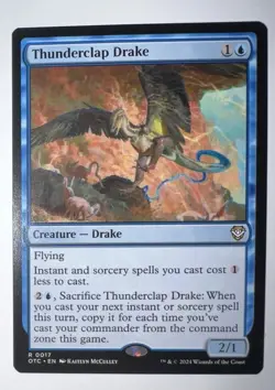 Thunderclap Drake Commander: Outlaws of Thunder Junction Regular - Image 1