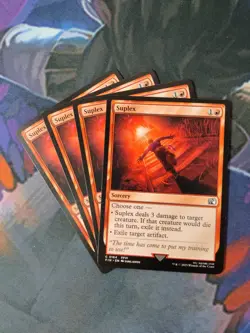 Suplex x 4 | *% Off 2+ | Final Fantasy | NM | MTG - Image 1