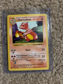 1999 Base Set 1st Edition Shadowless Charmeleon Pokemon Card 24/102 English - Image 1