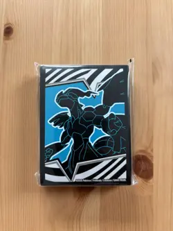 65 Sealed Black Bolt Pokemon Sleeves White & Black Scarlet & Violet - Image 1
