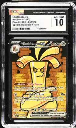 GHOLDENGO EX Paradox Rift Special Illustration Rare #252 CGC 10 Pokemon - Image 1