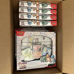 Pokemon TCG Scarlet & Violet 151 Poster Collection Box 3 Packs - New 820650873164 - Image 1