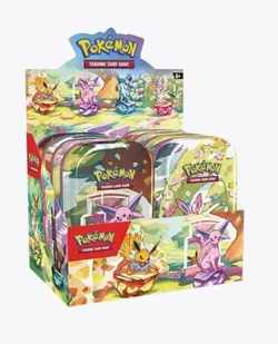 Pokemon TCG Prismatic Evolutions Mini Tin Display Case |BRAND NEW FACTORY SEALED - Image 2