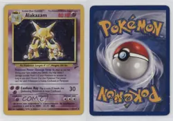 Alakazam Holo Pokemon Base Set 2 #1 2000 - Image 3