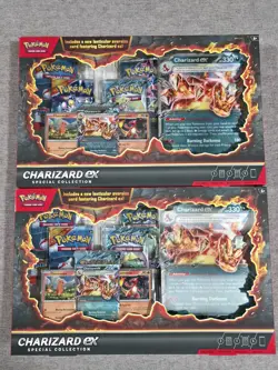 Pokemon TCG Sealed Charizard EX Special Collection Box Lot Of 2 Brand New - Image 1