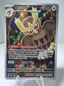 Pokemon Noctowl 141 Scarlet & Violet Promo Holo - Image 1