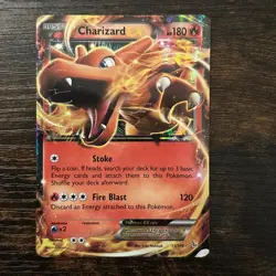 Pokemon TCG Charizard EX Ultra Rare Holo XY Flashfire Basic Fire 12/106 - Image 1