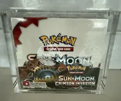 Pokemon TCG Sun & Moon Crimson Invasion Booster Box Factory Sealed! 820650812491 - Image 1