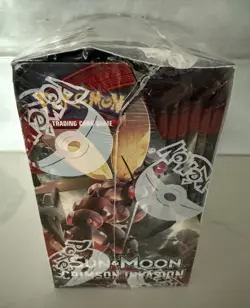 Pokemon TCG Sun & Moon Crimson Invasion Booster Box Factory Sealed! 820650812491 - Image 5