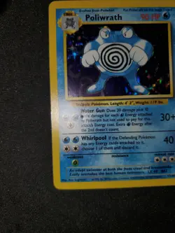 Pokemon DMG Poliwrath BASE set 13/102 PLEASE SEE PICS - Image 3