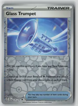 Glass Trumpet (135/142) [Reverse Holo] Pokemon SV07: Stellar Crown [ENG] - Image 1