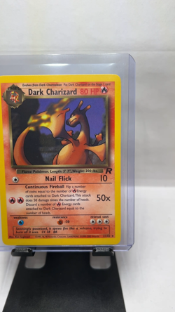 2000 Pokemon Team Rocket Unlimited Dark Charizard 21/82 Non-Holo Rare NM - Image 2