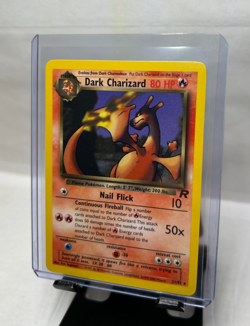 2000 Pokemon Team Rocket Unlimited Dark Charizard 21/82 Non-Holo Rare NM - Image 3