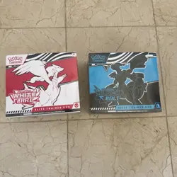 Pokemon Scarlet & Violet White Flare/Black Bolt ETB - small tear - Image 1
