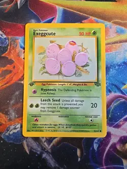 Pokemon Exeggcute 52/64 1st Edition Jungle Common - Image 1