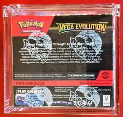 Pokemon TCG Mega Evolution Sealed Booster Box Display (36 Packs) + Acrylic Case - Image 1