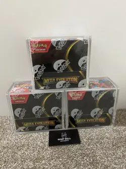 Pokemon TCG Mega Evolution Booster Box36 Packs + Acrylic Box - New & Sealed - Image 2