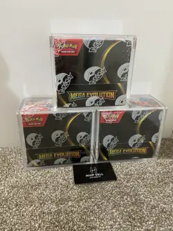 Pokemon TCG Mega Evolution Booster Box36 Packs + Acrylic Box - New & Sealed - Image 3