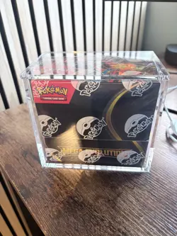 Mega Evolution Booster Box 36 Packs + Pokemon TCG + Acrylic Box - New & Sealed - Image 1