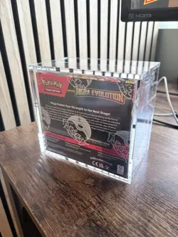 Mega Evolution Booster Box 36 Packs + Pokemon TCG + Acrylic Box - New & Sealed - Image 2