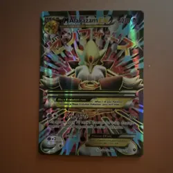 Pokemon M Alakazam EX Full Art Holo Ultra Rare XY Fates Collide 118/124 TCG Card - Image 1