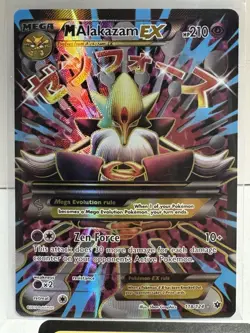 Pokemon TCG Fates Collide Alakazam EX Full Art Ultra Rare Card 118/124 - Image 1