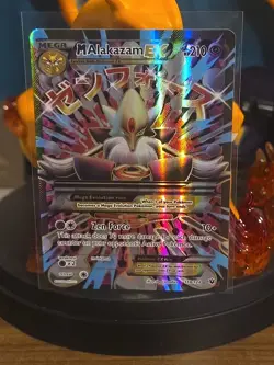 Pokemon TCG Mega-Alakazam-EX Fates Collide Holo Card 118/124 Full Art Ultra Rare - Image 2