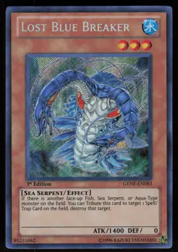 Lost Blue Breaker GENF-EN083 Secret Rare Generation Force 1st Edition Yu-Gi-Oh - Image 1
