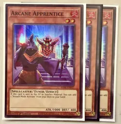 3x Arcane Apprentice 1st Edition Super Rare PHRE-EN057 Yu-Gi-Oh! - Image 1