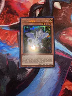 Yugioh! Lightsworn Dragonling MP25-EN066 Prismatic Secret Rare 1st Edition NM - Image 1