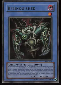 Relinquished MRL-029 Ultra Rare Magic Ruler Unlimited Yu-Gi-Oh - Image 1