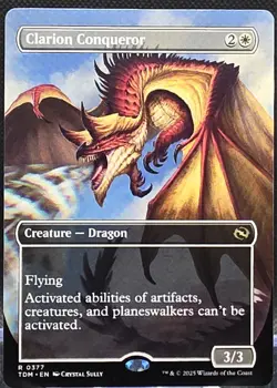 Clarion Conqueror #377 Tarkir: Dragonstorm Borderless Regular Rare - Image 1