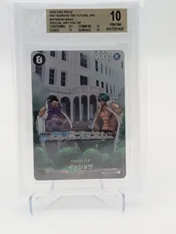 ONE PIECE: Issho (Fujitora) SP OP03-078 PRISTINE 10 Graded Card Japanese Alt Art - Image 1