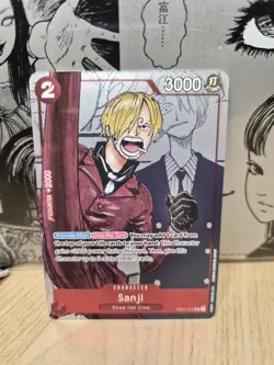 One Piece TCG Sanji OP01-013 Alternate Art Promo 25th Anniversary Collection NM - Image 1