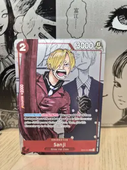 One Piece TCG Sanji OP01-013 Alternate Art Promo 25th Anniversary Collection NM - Image 2
