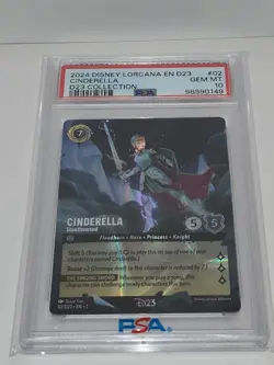 Lorcana Cinderella Stouthearted D23 Collection Disney PSA 10 GEM MINT - Image 5