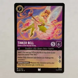 Tinker Bell 48/204 Disney Lorcana Azurite Sea Regular Uncommon Card NM - Image 1