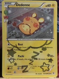 Dedenne - RC10/RC32 - Pokemon Generations Radiant Collection Uncommon Card NM - Image 1
