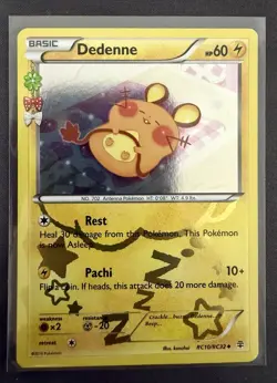 Dedenne RC10/RC32 - Generations Radiant Collection Holo Pokemon Card - NM/LP+⚡ - Image 1