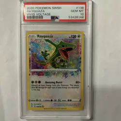 Pokemon TCG Rayquaza Vivid Voltage 138/185 Amazing Rare PSA 10 GEM MINT - Image 1
