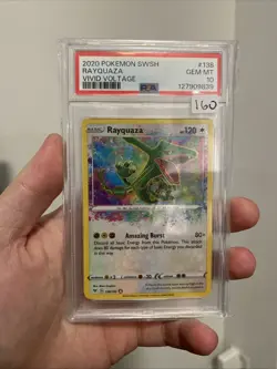 Pokemon TCG Rayquaza Vivid Voltage 138/185 Amazing Rare PSA 10 GEM MINT - Image 1