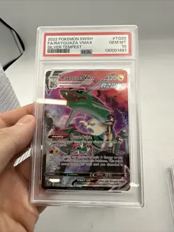 PSA 10 Graded Silver Tempest TG20/TG30 Rayquaza VMAX Alt Art Pokemon Card - Image 2