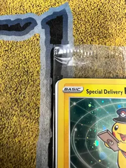 Pokemon SEALED Special Delivery Pikachu SWSH074 Pokemon Center Promo Holo!! - Image 2