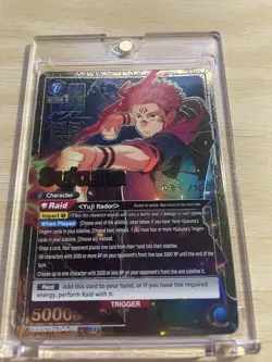Union Arena Jujutsu Kaisen Vol. 2 Sukuna SR*** Serialized #88/100 UEX02BT - Image 1