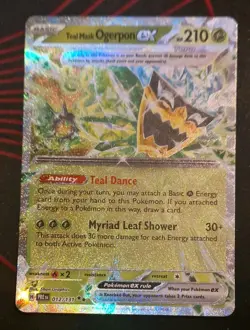 Pokemon TCG Teal Mask Ogerpon ex 012/131 Pokemon Prismatic Evolutions NM-Mint - Image 1
